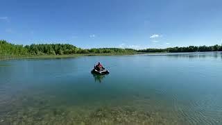 Плотик «ОНДАТРА» взгляд с берега!!!