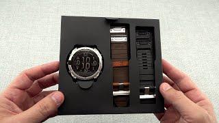 Garmin Fenix 8 51mm AMOLED Sapphire Bare Titanium Black Unboxing