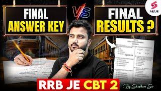 RRB JE Answer Key Update | RRB JE Result Update | Will RRB JE CBT 2 Answer Key Revise? | Shubham Sir