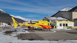 H125 Heli Bernina startup and takeoff