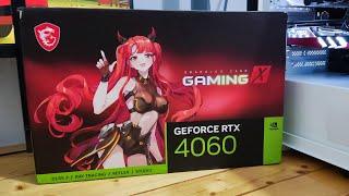 Unboxing MSI MSI GeForce RTX™ 4060 GAMING X 8G MLG