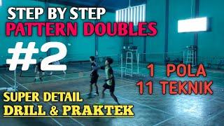 11 TEKNIK BADMINTON Dalam 1 Pola Badminton Ganda