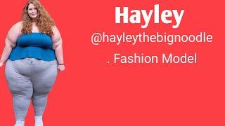 Hayley Biography, Wiki, Plussize Curvy Model, Fashion Model, Lifestyle, Facts