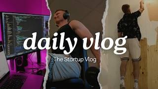 The Startup Vlog Ep 28 | New Location, Coding, Painting, Gym