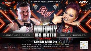 [Free Match] Judge Joe Dred vs Mickie Knuckles CZW Rules | Murphy Rec