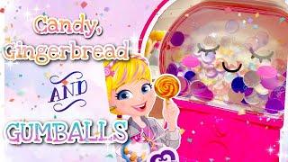 New Polly Pocket Gumball Machine Candy Cutie Compact Playset With Closeups! 美泰小小世界口袋波莉糖果贩卖机娃娃场景过家家！