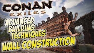 Wall Construction - Advanced Tutorial & Analysis of Different Methods - Conan Exiles