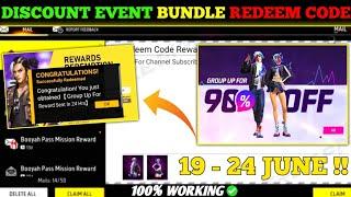 FREE FIRE REDEEM CODE TODAY 20 JUNE REDEEM CODE FREE FIRE | FF REDEEM CODE TODAY 20 JUNE