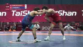 1/4 FS - 65 kg: V. KHINCHEGASHV (GEO) v. V. TEVANYAN (ARM)