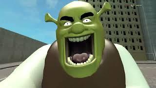 SCARY SHREK @ TREES AGAINST BUILDINGS #gmod #nextbot