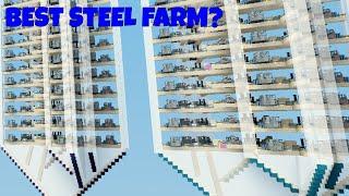 BEST COST EFFICIENT STEEL FARM IN ISLANDS ROBLOX