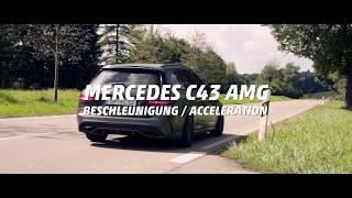 Mercedes C43 AMG Acceleration STOCK vs. RACECHIP Chiptuning 0-100 km/h