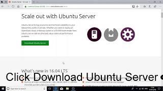 Install Ubuntu 16.04 + LAMP server