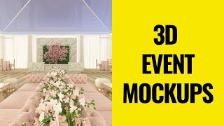 How To Create a REALISTIC 3D Event Design in minutes (1 of 7)