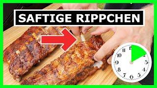 Saftige Spare Ribs vom Gasgrill in 2 Stunden [Butterzart] Rezept, Anleitung