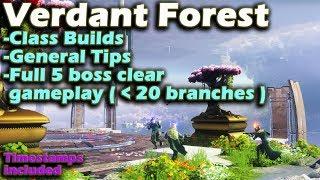 Destiny 2 The Revelry - Verdant Forest - Tips, Builds, Full 5 Boss Clear Gameplay