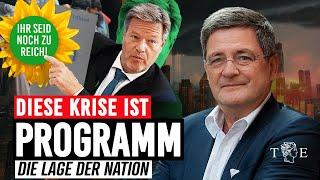 Die Wirtschaftskrise ist Programm: Die Regierung raubt die Bürger aus und verteilt das Geld weltweit