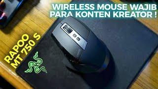 Mouse wireless Budget yang terlalu nyaman ! RAPOO MT 750 S !