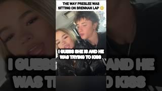 The WAY Preslee Faith was sitting on Brennan Myers lap?#shorts #trending #love #video #tiktok #fyp