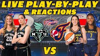 New York Liberty vs Indiana Fever | Live Play-By-Play & Reactions