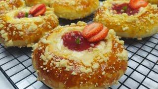 Ватрушкаи Русӣ – Зеби Дастархони Ид | Vatrushka Recipe – Russian Cream Cheese Buns