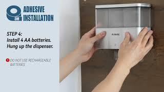 AIKE Automatic Shower Dispenser Installation Guide - Model AK1903