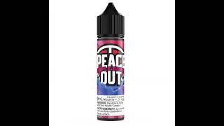 Refresh your vape with Peace Out E-Liquid 60ml – Grape Raspberry ! A perfect blend of sweetness