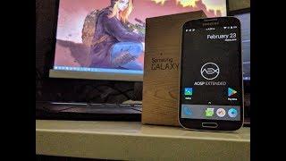 Galaxy S4 I9505 AOSP EXTENDED CUSTOM NOUGAT ROM 7.1.2 | Best & Fastest Custom Rom ( 2018 build )