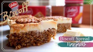 Lotus Biscoff Spread Flapjacks Recipe | The BEST Flapjacks you will ever taste