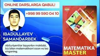 Master matematika kursi                                    (92-dars)   (2744-…2941)-misollar