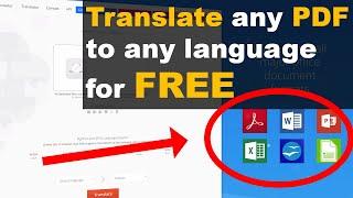 How to translate any document for free