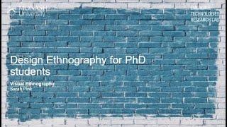 Visual Ethnography