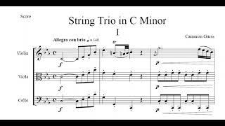 String Trio No. 1 in C Minor (Original Composition)