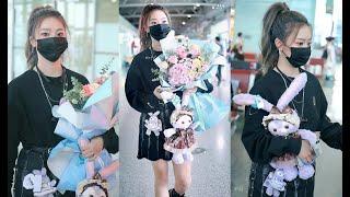 [FANCAM] 200810 Tử Ninh 紫宁 Winnie Zhang Airport