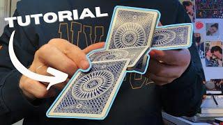 EASY Cardistry DISPLAY Tutorial!! // 4 Packet Display!