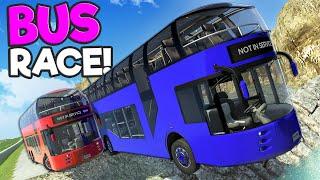 Mountain Racing & MASSIVE Crashes with the NEW Capsule Bus in BeamNG Drive Mods!