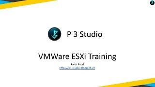 VMWare ESXi training - [1] Introduction to virtualization I
