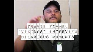 Hilarious "Vikings interview" moments ||Travis Fimmel 