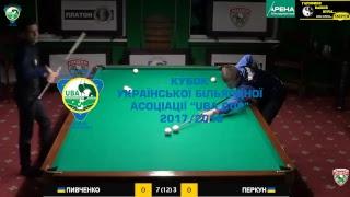 UBA CUP 2017/2018. Полуфинал. Артур Пивченко - Владимир Перкун. 1 сессия