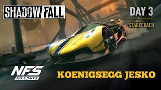 NFS No Limit: 2019 Koenigsegg Jesko (ShadowFall | Day 3 - StageCoach) Final Race