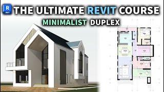 Autodesk Revit Architecture 2024/ Minimalist Duplex Beginner's  Course