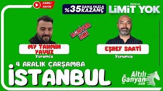 İSTANBUL / Canlı Yayın / Bariyer Dibi / 4 Aralık 2024 Çarşamba #atyarisi