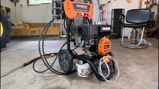Changing the oil on a Generac Pressure Washer