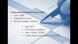 Corporate Governance: An overview. KPMG New Zealand