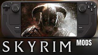 Skyrim on LCD Steam Deck Is AMAZING! - Solid 60 FPS? - What About MODS? - The Elder Scrolls 5 / V