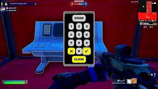 ALL SECRET CODE FIRST PERSON RED VS BLUE MAP 7001-0148-8021 FORTNITE