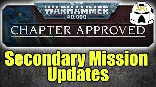 40k News: Secondary Mission Update - My thoughts on the new updates