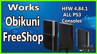 Obikuni MultiStore FreeShop PS3 HAN EXPLOIT HFW Hybrid Firmware 4.84.1 ALL PS3 Consoles 2019