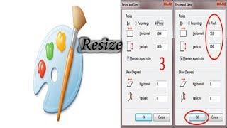 Using Microsoft Paint To Crop and Resize Photos