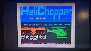 Heli Chopper for the ZX Spectrum (Firebird 1985) #zxspectrum #retrogaming #retrogames